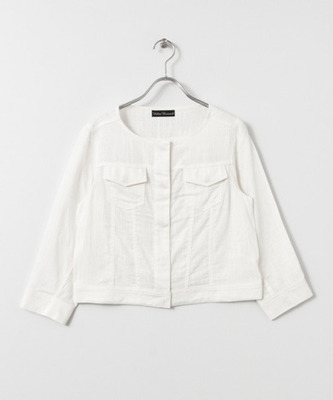 リネンレーヨンシャツジャケット