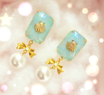 HIMITSU✡GIRL pierce(prism shell)