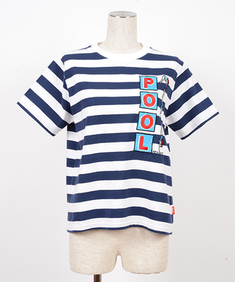 GO POOL ボーダー Tシャツ