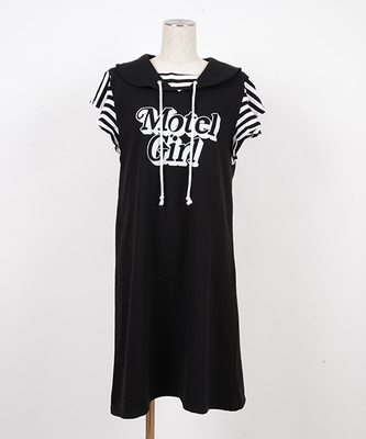 POOL SIDE 裏毛ワンピース