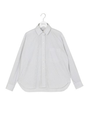 衿ワイヤー入りビッグシャツ