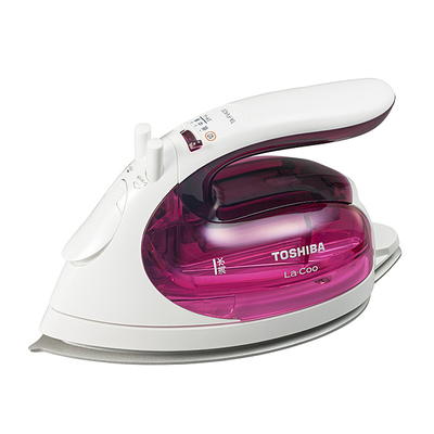 東芝 コードレススチームアイロン コンパクト 美ラクル La・Coo ピンク