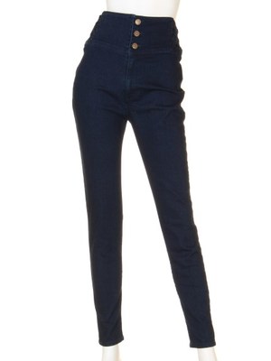 サイドレースアップスキニーパンツ/Lily Brown