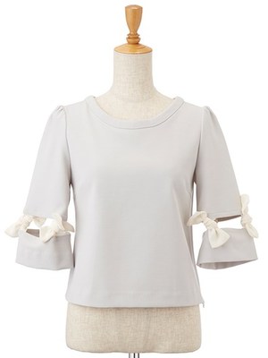 Supreme.La.La. (シュープリーム ララ)  リボンスリーブトップス