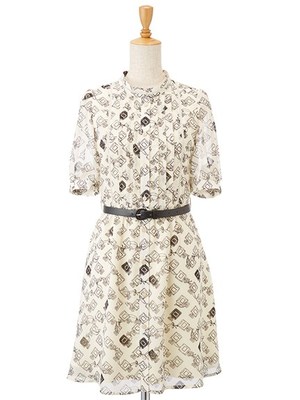 Supreme.La.La. (シュープリーム ララ)  Oパフュームプリントワンピ