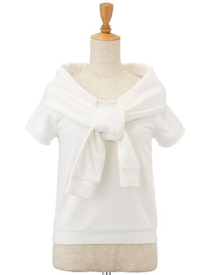 Supreme.La.La. (シュープリーム ララ)  スリーブカラーカットトップス