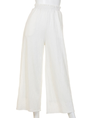 gelato pique (ジェラートピケ)  チューリップジャガードロングパンツ