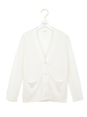 Vネックカーディガン