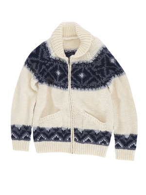 ハンドカウチンニット