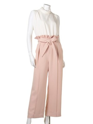 〔snidel〕ノースリハイネックオールインワン