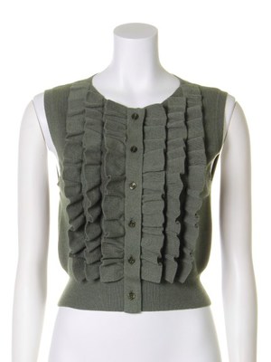 ノースリフリルニットプルオーバー