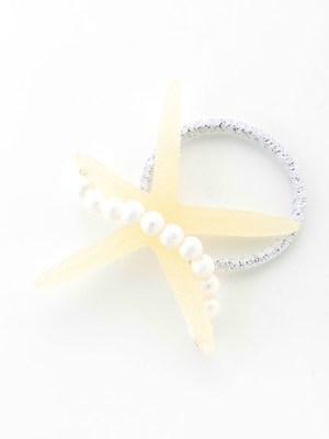 ヒトデパール風ヘアゴム