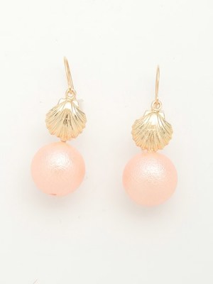 コットンパールシェルピアス