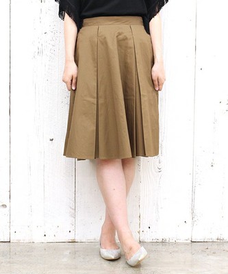 コットンツイルフレアスカート
