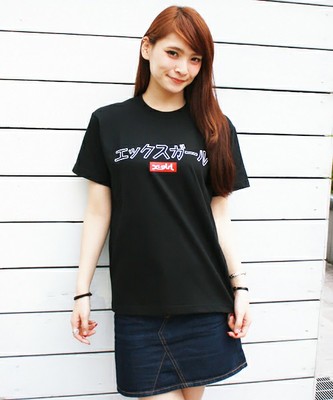 JAPANESE LOGO S/S BIG TEE/X-girl