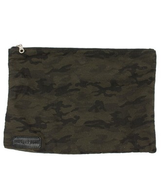 SHIPS JET BLUE (シップス ジェットブルー): ジャガードカモフラージュ/ リバーシブルクラッチバッグ