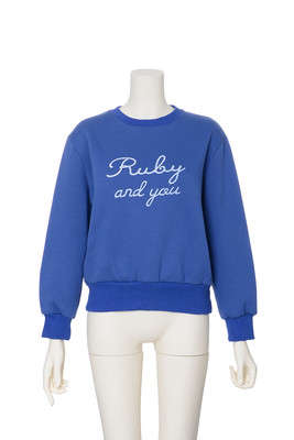 裏起毛プリントトレーナー