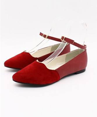 スカラップパンプス