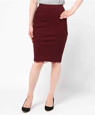 裾ﾚｰｽﾍﾟﾝｼﾙｽｶｰﾄ