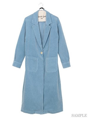 コーデュロイシャツコート