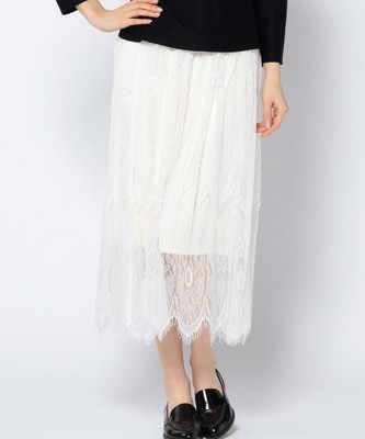 Another Edition（アナザーエディション）レースロングスカート/AEFC LACE LONG SK