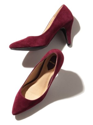 Mila Owen (ミラオーウェン)  スエードポインテッドパンプス