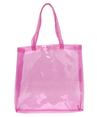 WEGO/ラメクリアトートバッグ