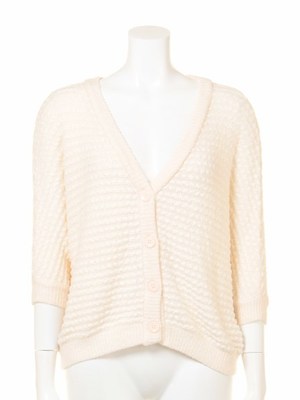 gelato pique (ジェラートピケ)  moco moco’スムーズィ-’スラブドルマンカーディガン