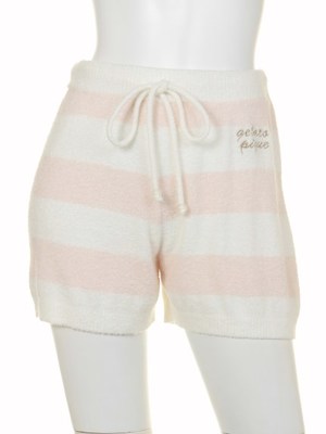 gelato pique (ジェラートピケ)  moco moco’スムーズィ-’2ボーダーショートパンツ