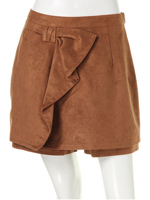 スカート見えリボンキュロット