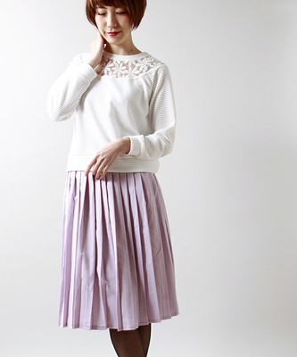 WEGO/プリーツミモレスカート