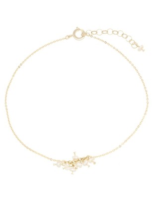 te to te / パール&ムーンストーン アンクレット