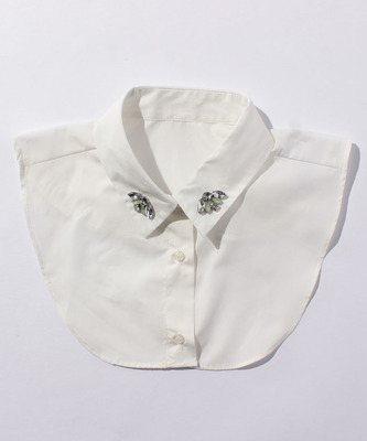 【mina5月号掲載　3/12　「ヒルナンデス！」放映アイテム】ビジュー付き付け襟