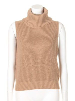 snidel (スナイデル)  あぜ編みノースリニットプルオーバー