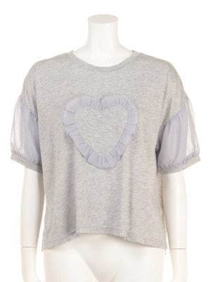 フリルハートTシャツ