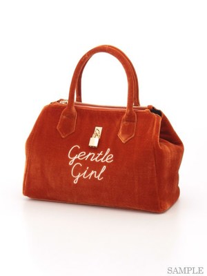 ベロア2WAYトート