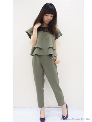 デコルテレースセットアップ