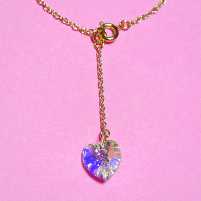 スワロフスキーハートブレス／オーロラ