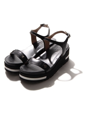 【emmi atelier】フラットレザーサンダル