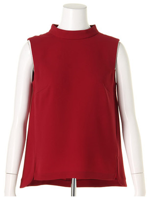 スタンドカラーブラウス