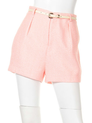 ベルト付ショートパンツ