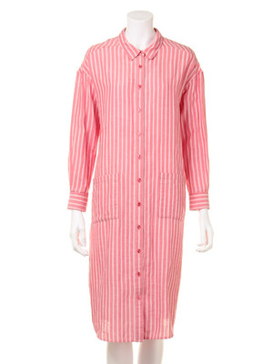 ロングシャツワンピース