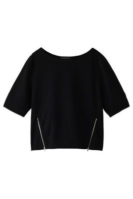 ジップ付カットソー