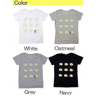 半袖目玉焼きTシャツ