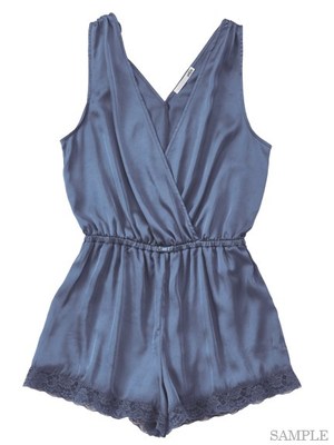 シフォンレースロンパース