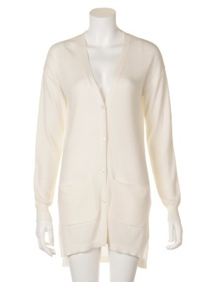 シンプルロングカーデ