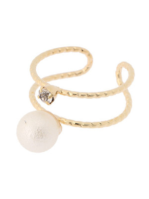 コットンパール×ビジューリング