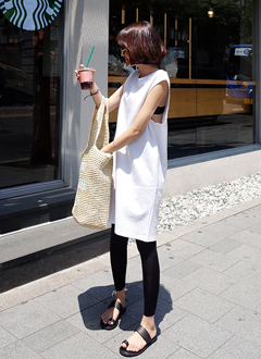 ワイドアームホールワンピース