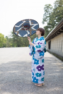 SOU・SOU×京都丸紅 浴衣/折り紙 涼風至(すずかぜいたる)