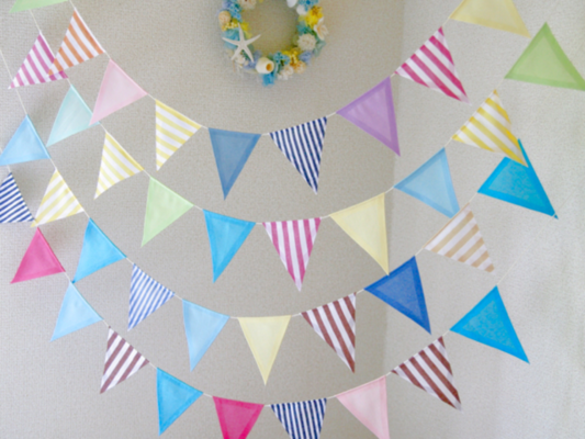 summerカラフルガーランド